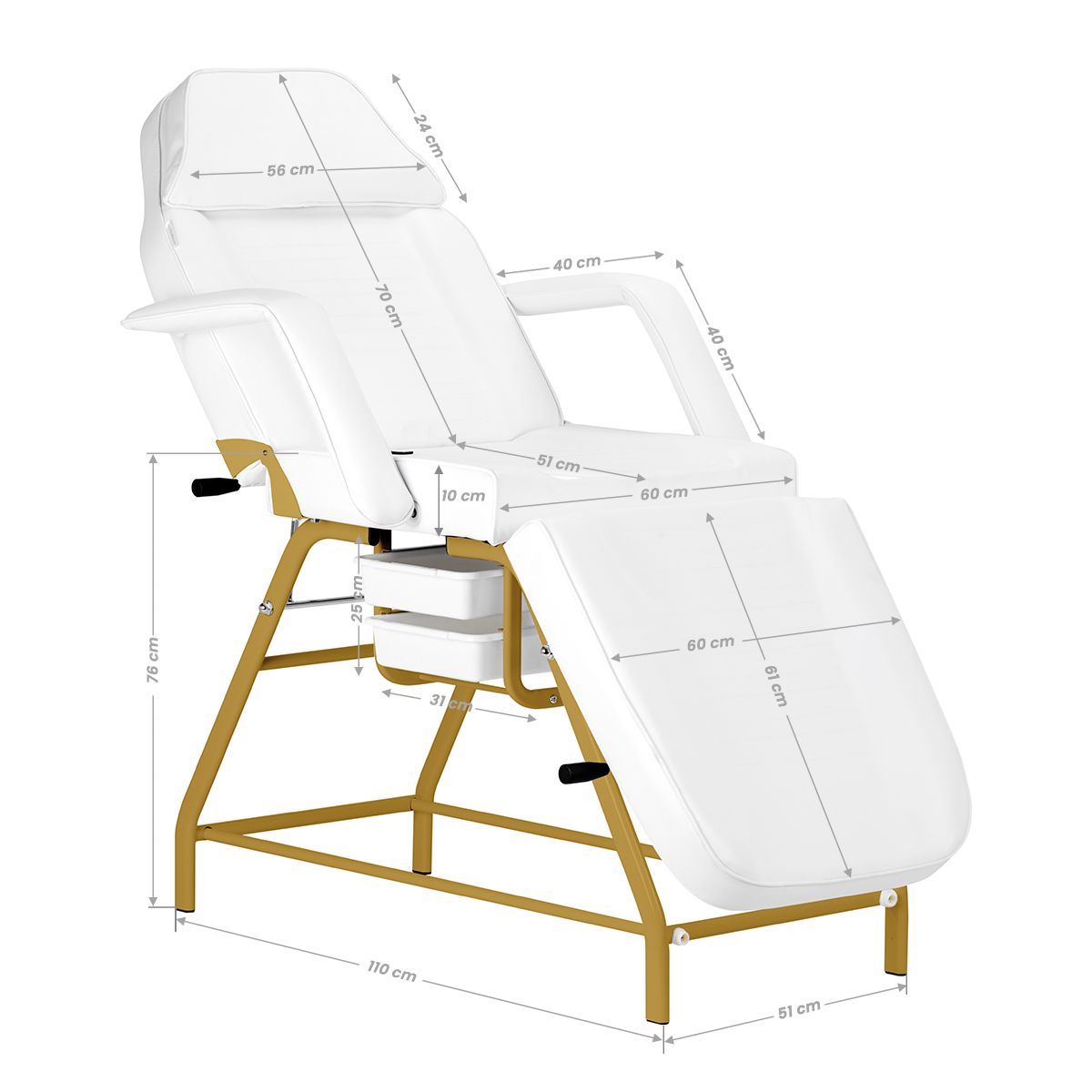 MARQUESA 3 CORPOS GOLD