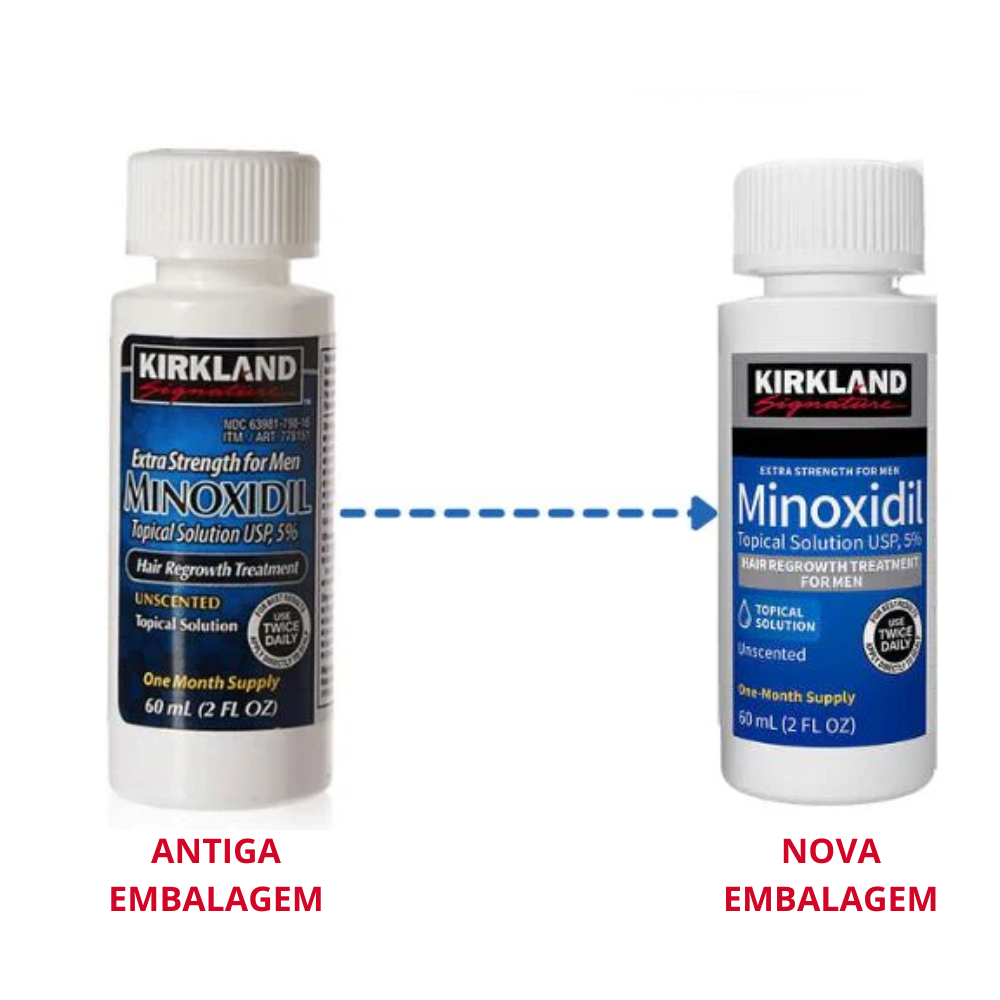 KIRKLAND MINOXIDIL LOÇÃO ANTIQUEDA 60ML