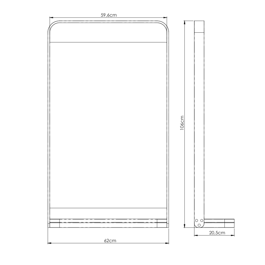 BANCADA DE PAREDE VEGA