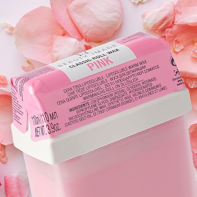 CERA DEPILATÓRIA ROLL-ON ROSA BEAUTY IMAGE