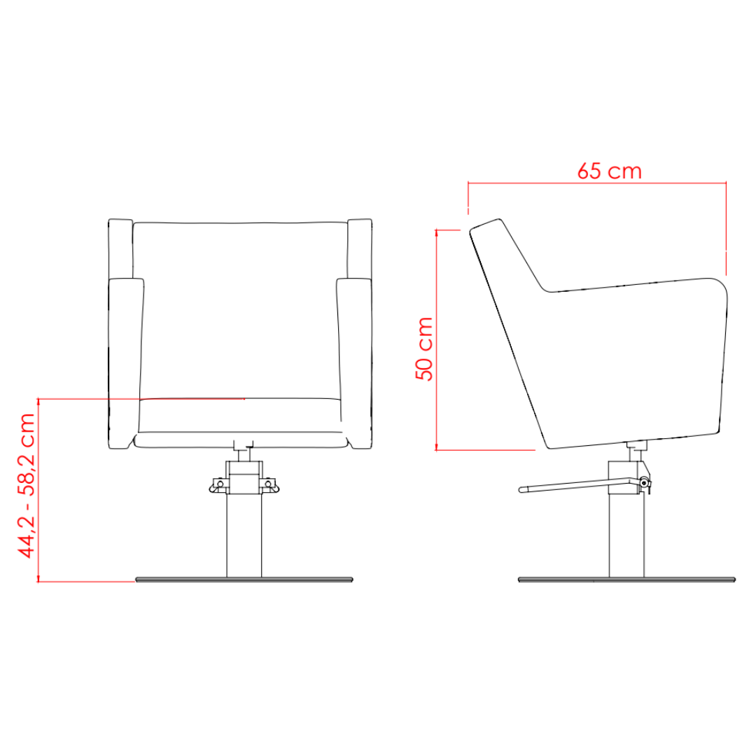 CADEIRA DE CABELEIREIRO ANOUK B