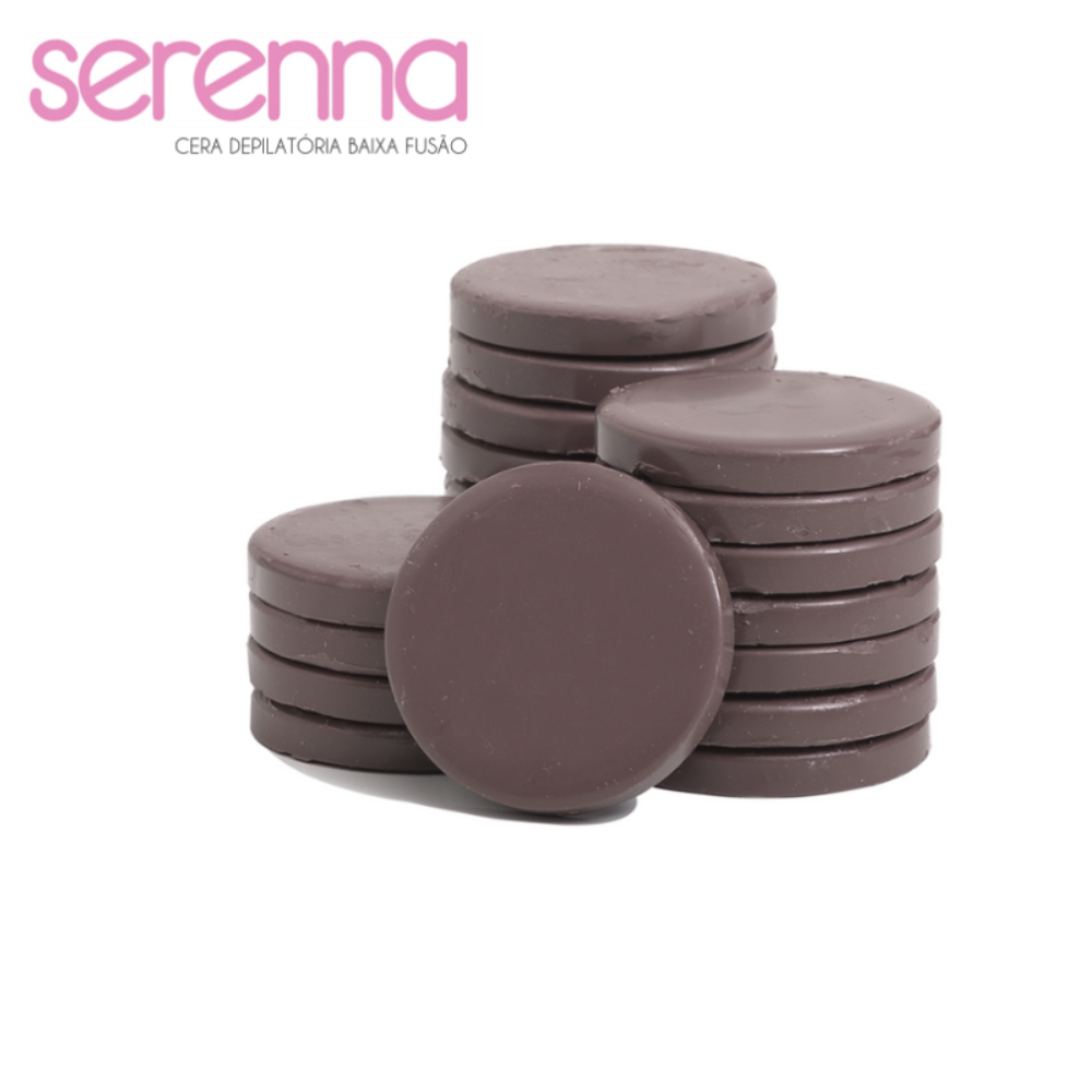 CERA DEPILATÓRIA CHOCOLATE 1KG SERENNA