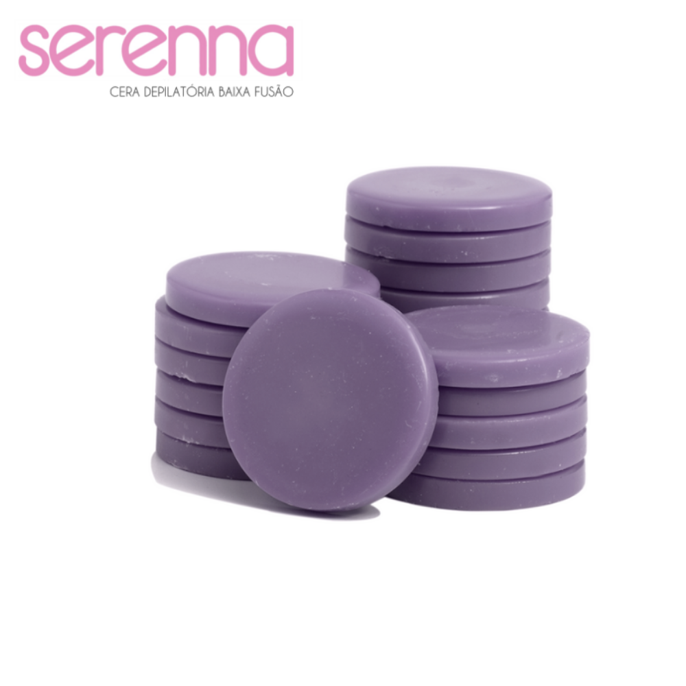 CERA DEPILATÓRIA LAVANDA 1KG SERENNA
