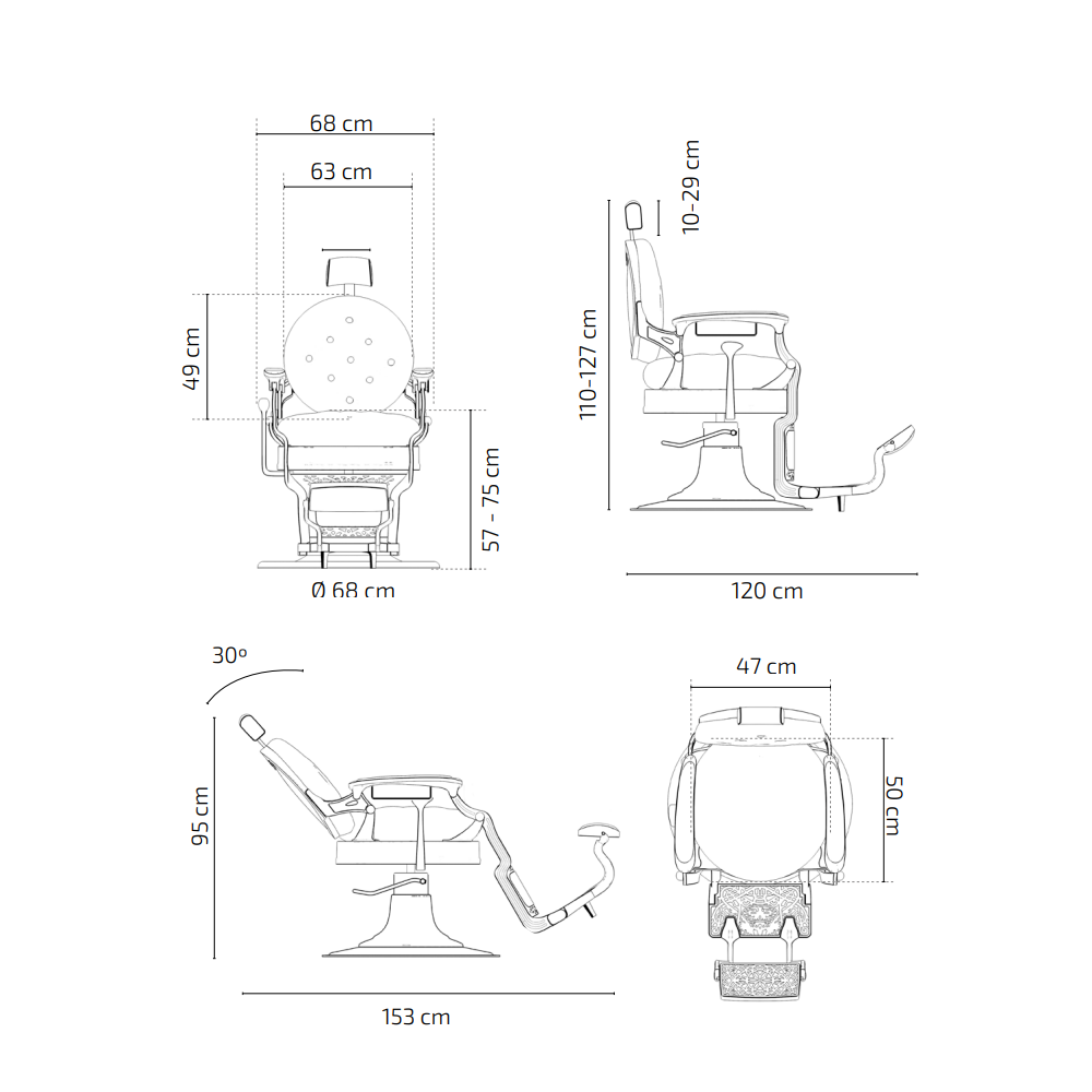 CADEIRA DE BARBEIRO CHECK G