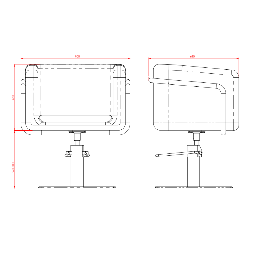 CADEIRA DE CABELEIREIRO EGAN
