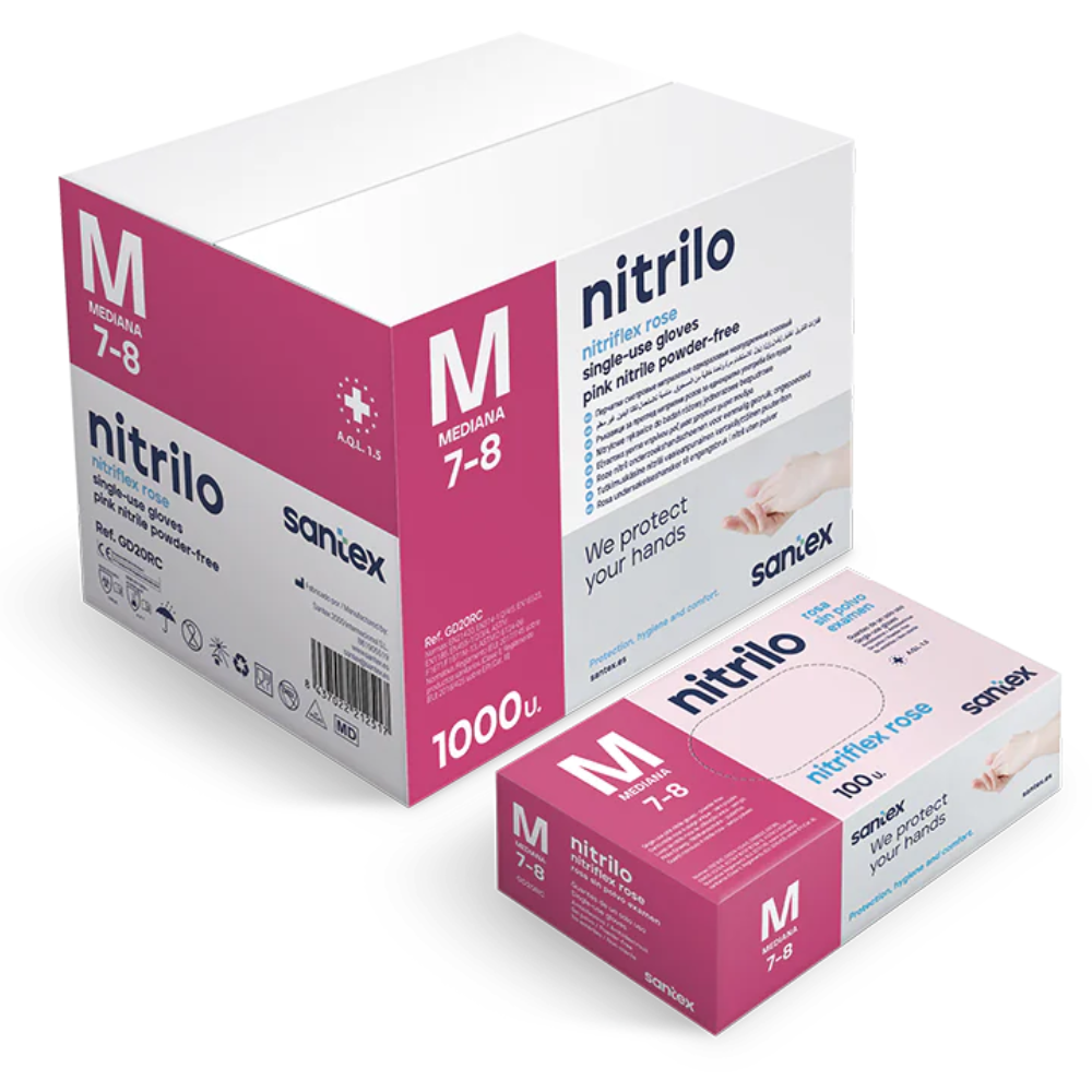 LUVAS DE NITRILO SEM PÓ