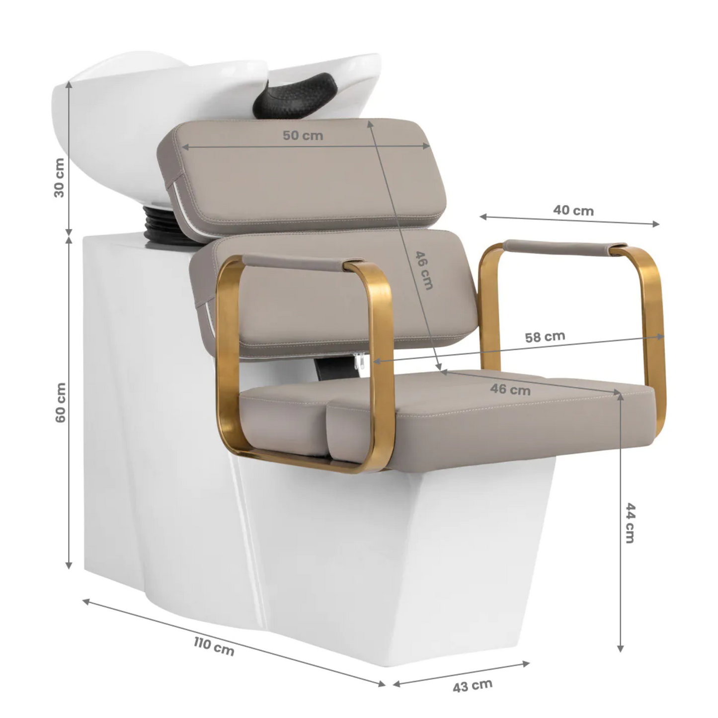 RAMPA DE LAVAGEM PORTO GOLD/CINZA GABBIANO