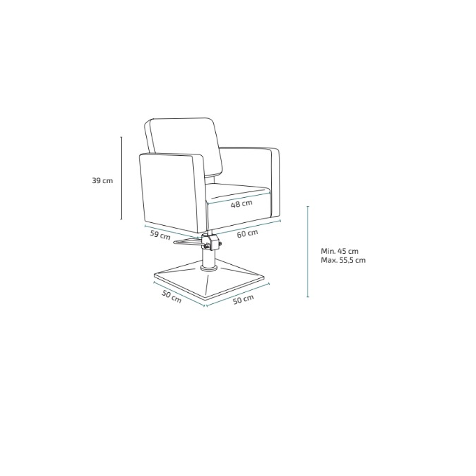 CADEIRA DE CABELEIREIRO CHRISTY