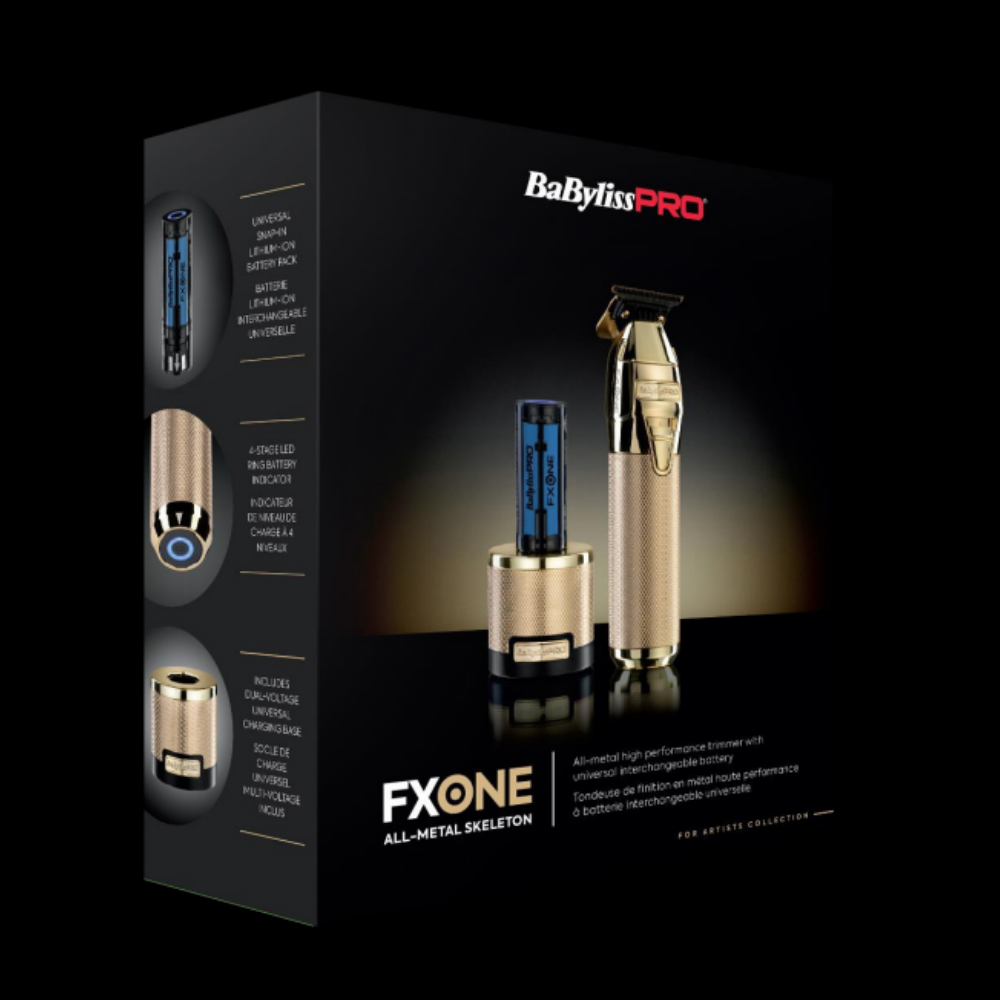 MÁQUINA DE CONTORNO FXONE SKELETON GOLD TRIMMER BABYLISS PRO