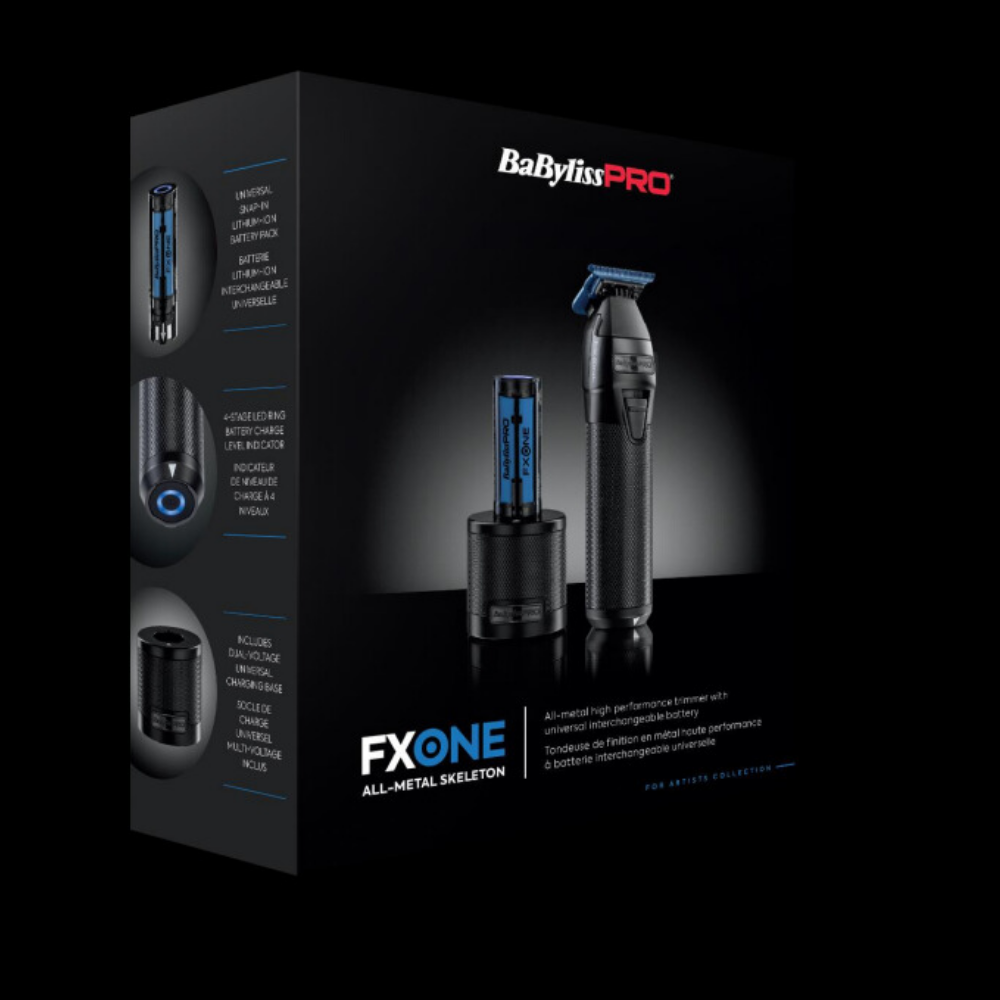 MÁQUINA DE CONTORNO FXONE SKELETON BLACK TRIMMER BABYLISS PRO