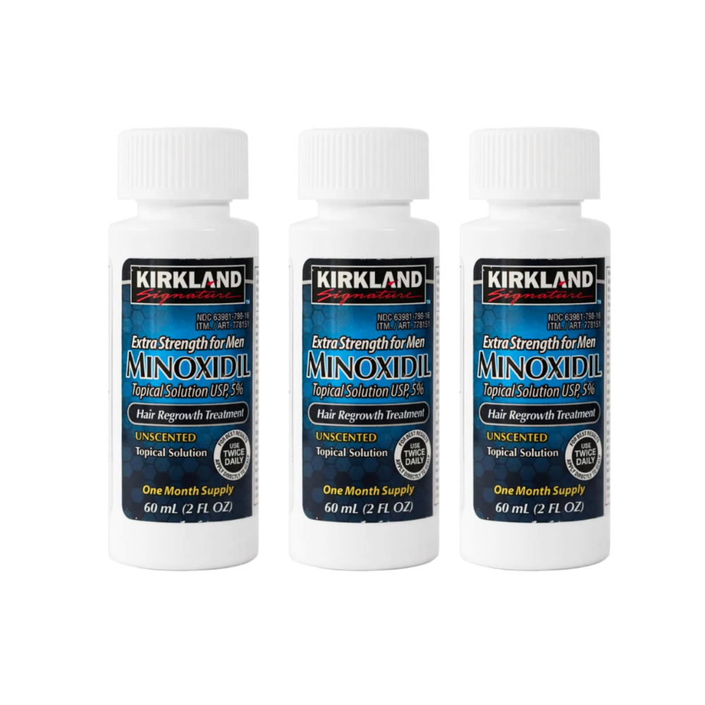 KIRKLAND MINOXIDIL LOÇÃO ANTIQUEDA 60ML