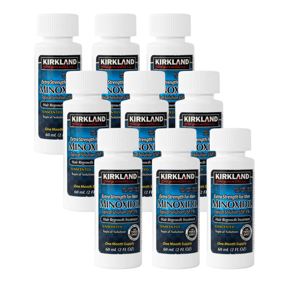 KIRKLAND MINOXIDIL LOÇÃO ANTIQUEDA 60ML