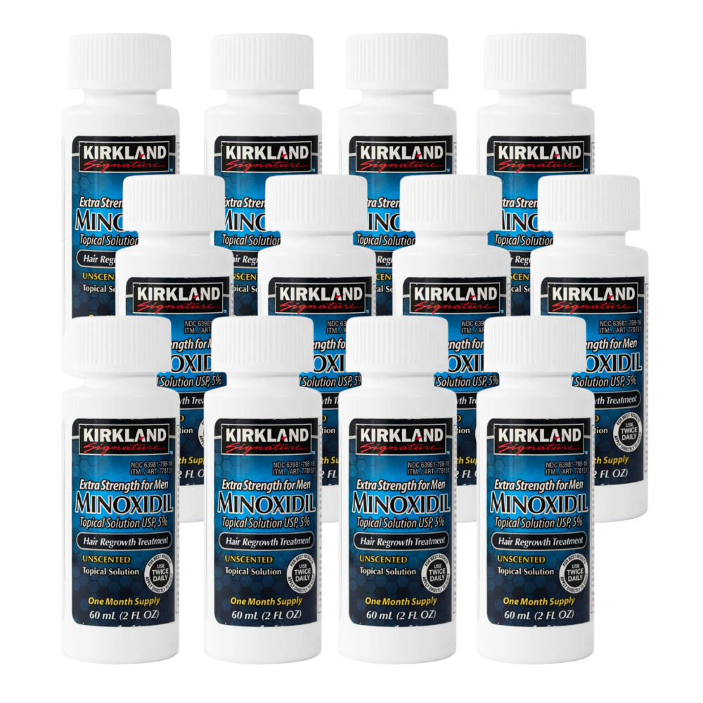 KIRKLAND MINOXIDIL LOÇÃO ANTIQUEDA 60ML