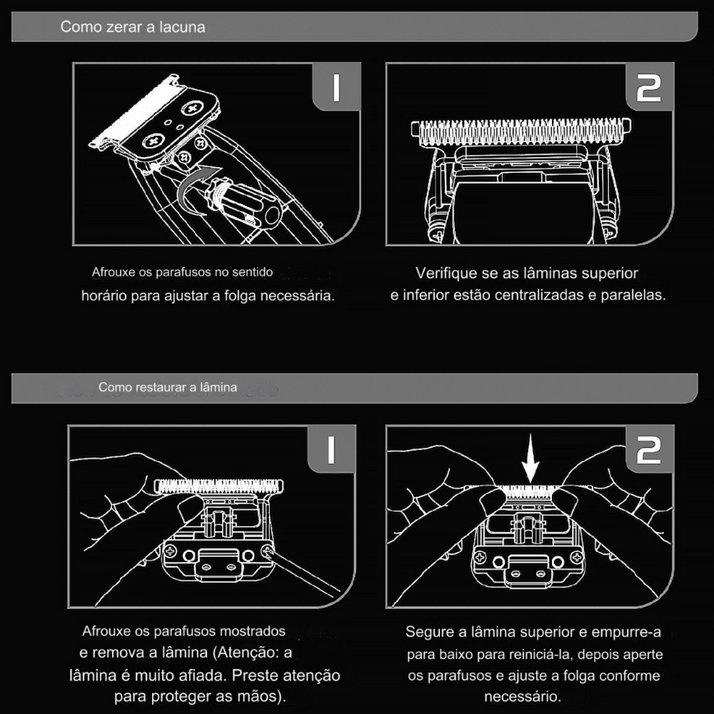 LÂMINA TRIMMER FF 2020C JRL