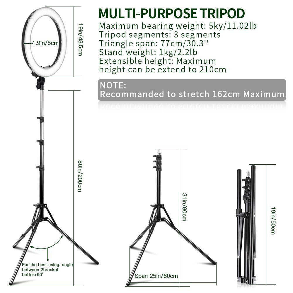 RING LIGHT ANEL DE LUZ LED
