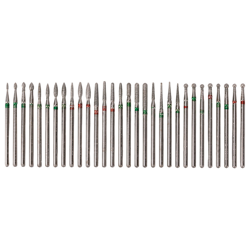 SET 30 CARBIDES DIAMANTADOS PARA MICROMOTORES