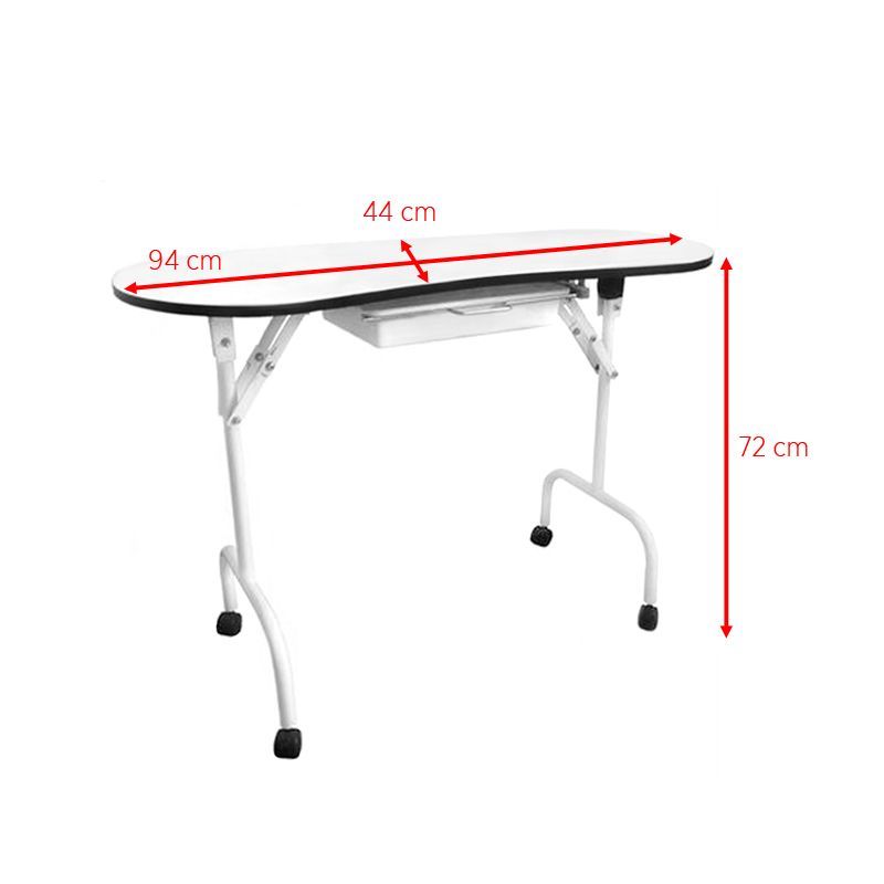 MESA DOBRÁVEL COM RODAS