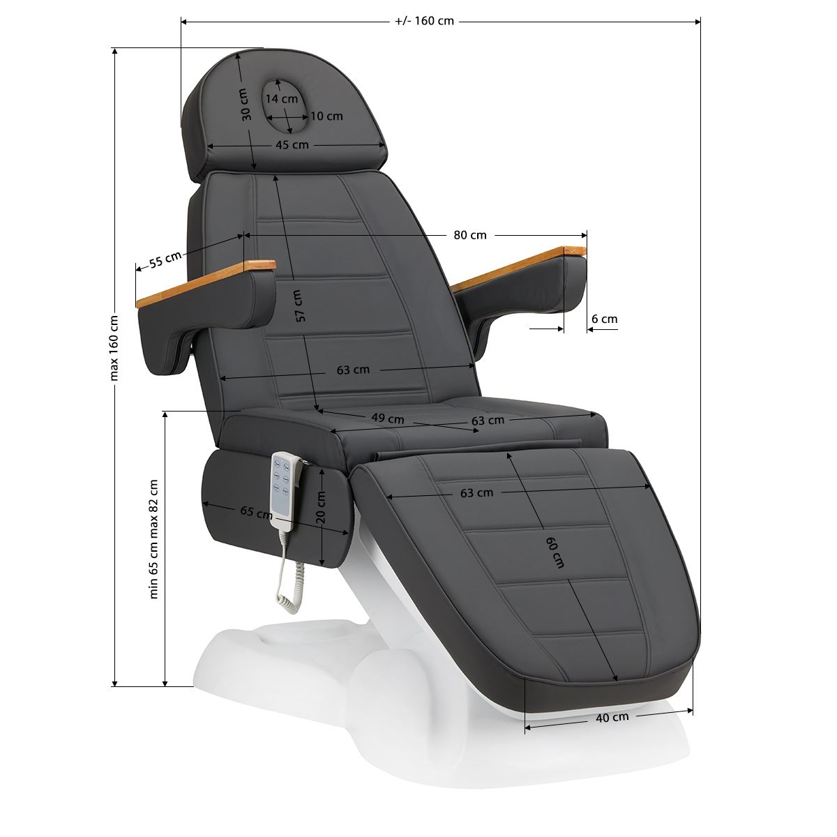 MARQUESA ELÉCTRICA 3 MOTORES LUX273B CINZA