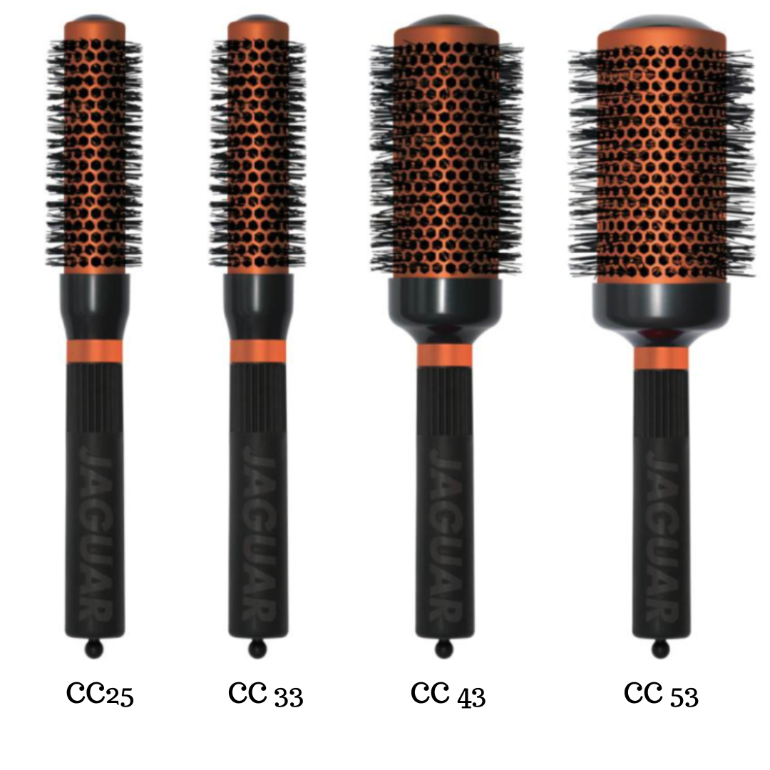 ESCOVAS THERMIC COPPER CERAMIC BRUSH CC - SERIE (4 TAMANHOS) JAGUAR