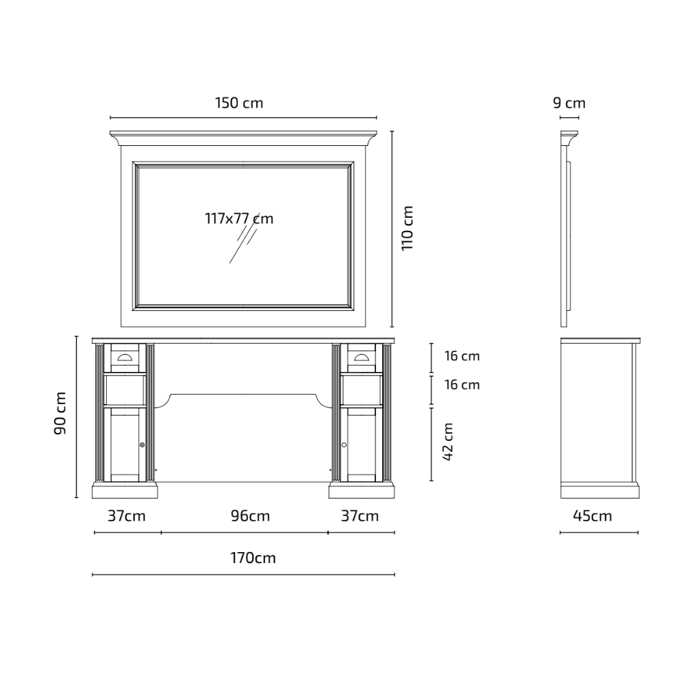 BANCADA BARBEARIA VINTAGE WILLIAM - SEM LATARÓRIO