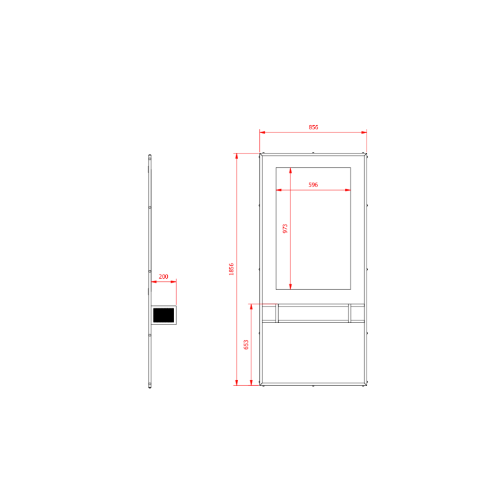 ESPELHO BANCADA RICHARD
