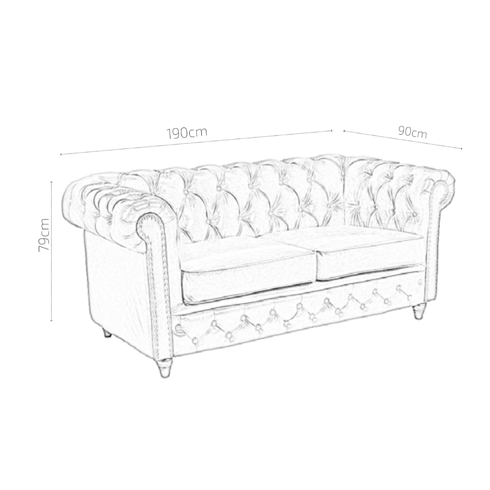 SOFÁ DE ESPERA VINTAGE DOCK