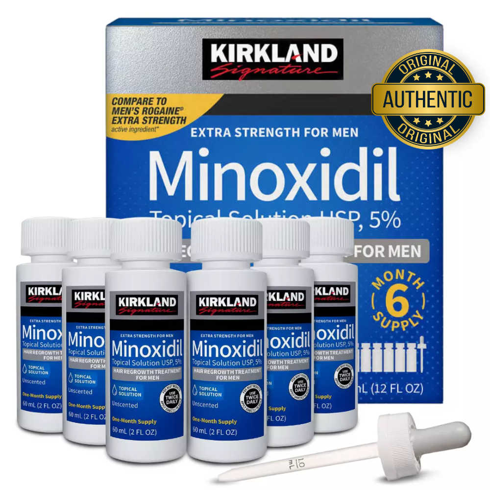 KIRKLAND MINOXIDIL LOÇÃO ANTIQUEDA 60ML