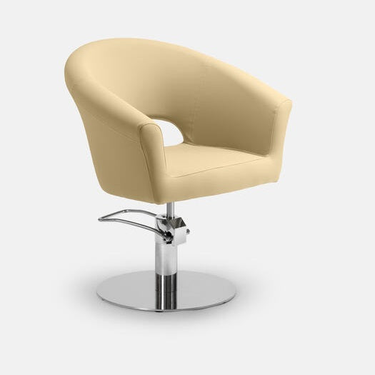 CADEIRA DE CABELEIREIRO ARCEL CREME