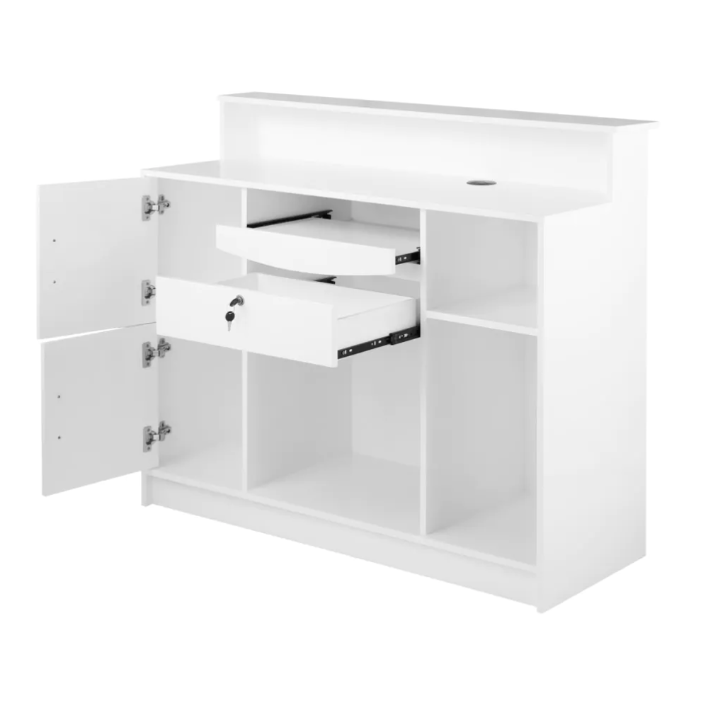 BALCÃO DE RECEPÇÃO G26W BRANCO GABBIANO