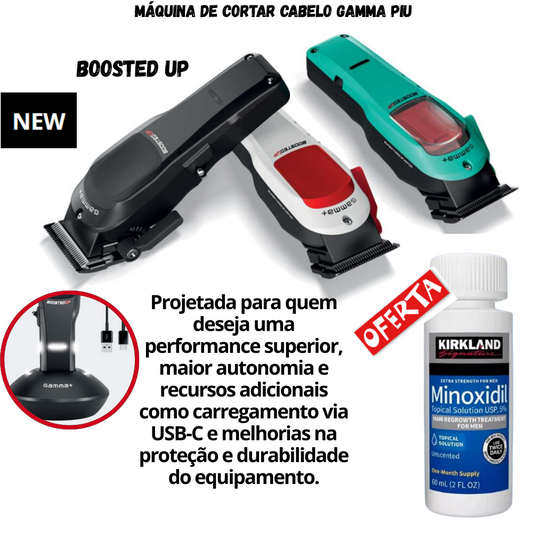 MÁQUINA DE CORTE BOOSTED UP CLIPPER CORDLESS GAMMA PIÙ