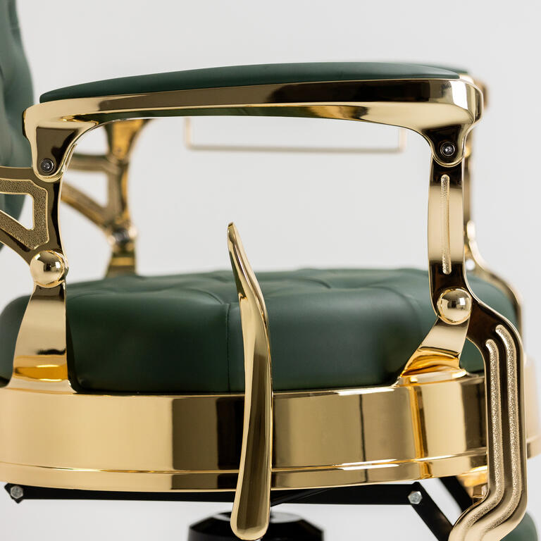 CADEIRA DE BARBEIRO MACK GOLD - GREN