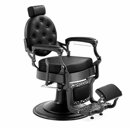 CADEIRA DE BARBEIRO  MAE BLACK - BLACK