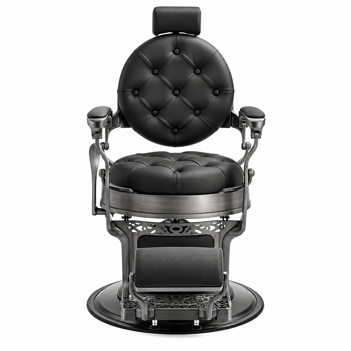 CADEIRA DE BARBEIRO MACK GREY - GREY