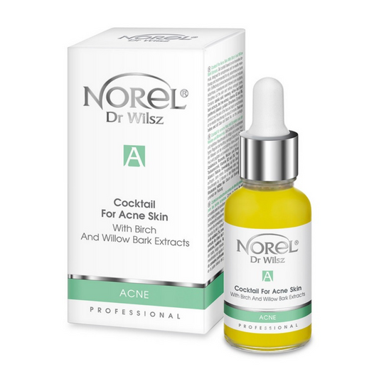 COQUETEL PARA PELE COM ACNE COM EXTRATOS DE CASCA DE BÉTULA E SALGUEIRO 30ML - NOREL