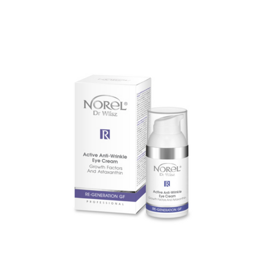 CREME ANTIRRUGAS ATIVO PARA OS OLHOS COM FATORES DE CRESCIMENTO E ASTAXANTINA 30ML - NOREL