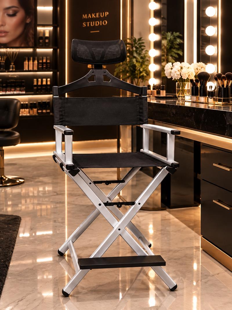 CADEIRA DE MAQUIAGEM PROFISSIONAL PORTÁTIL MAKE UP