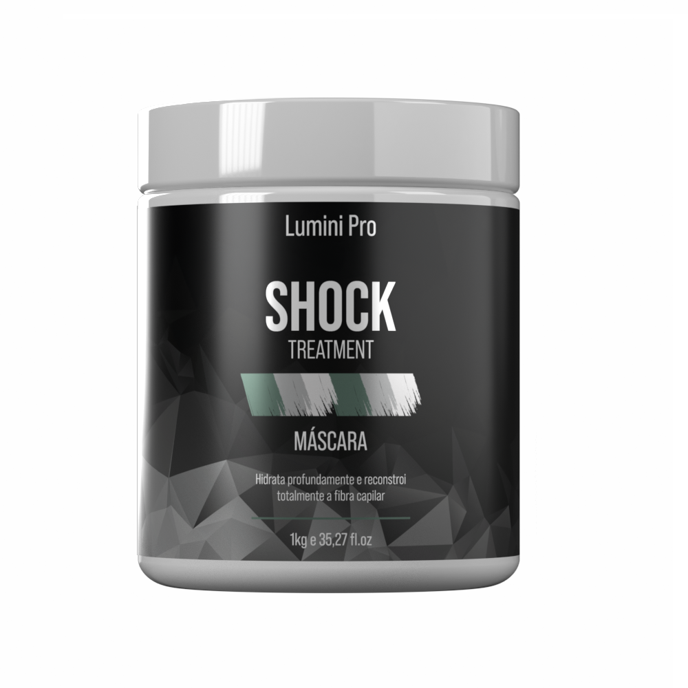 MÁSCARA SHOCK DE HIDRATAÇÃO E RECONSTRUÇÃO LUMINI PRO 1KG