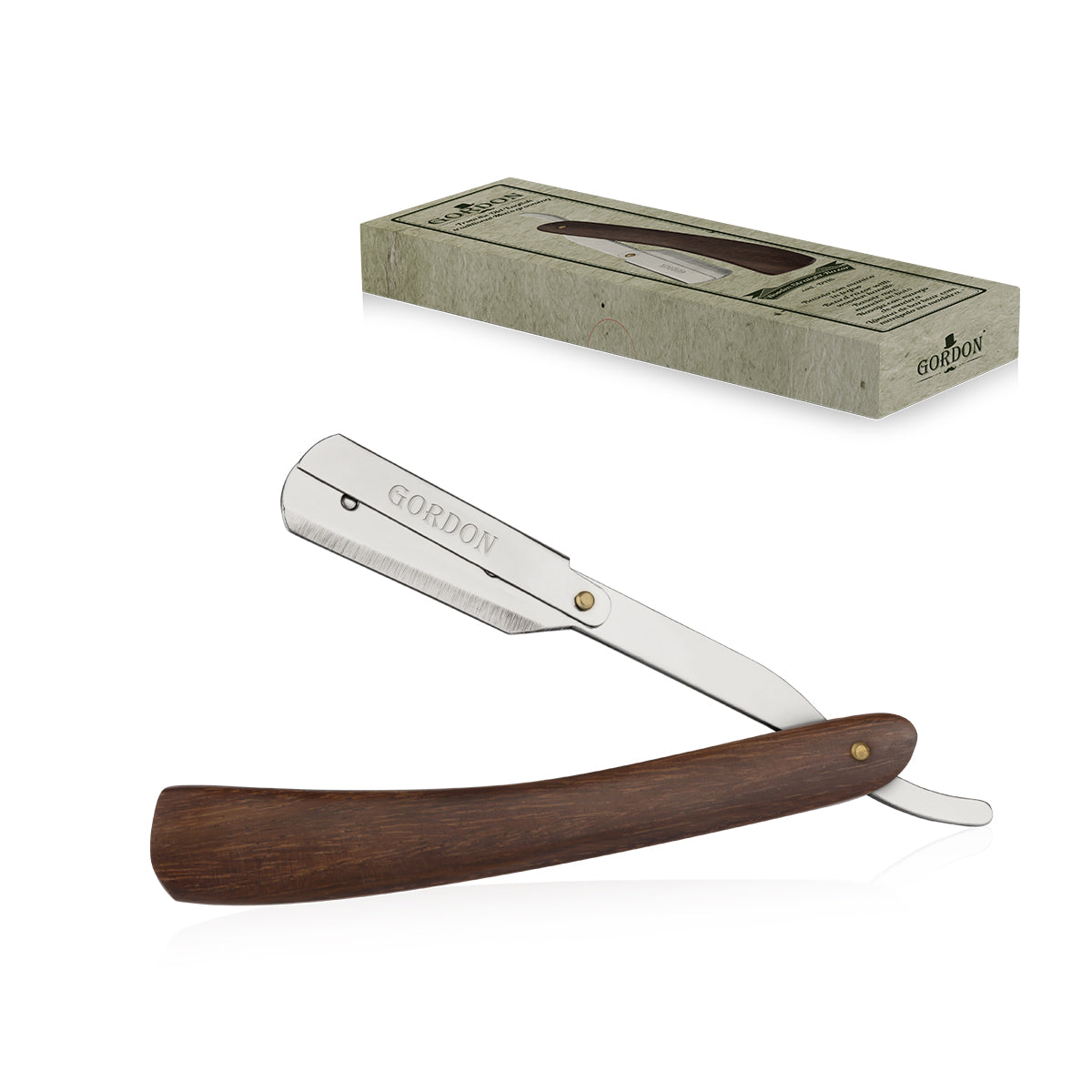 NAVALHA DE BARBEAR GORDON - CABO MADEIRA