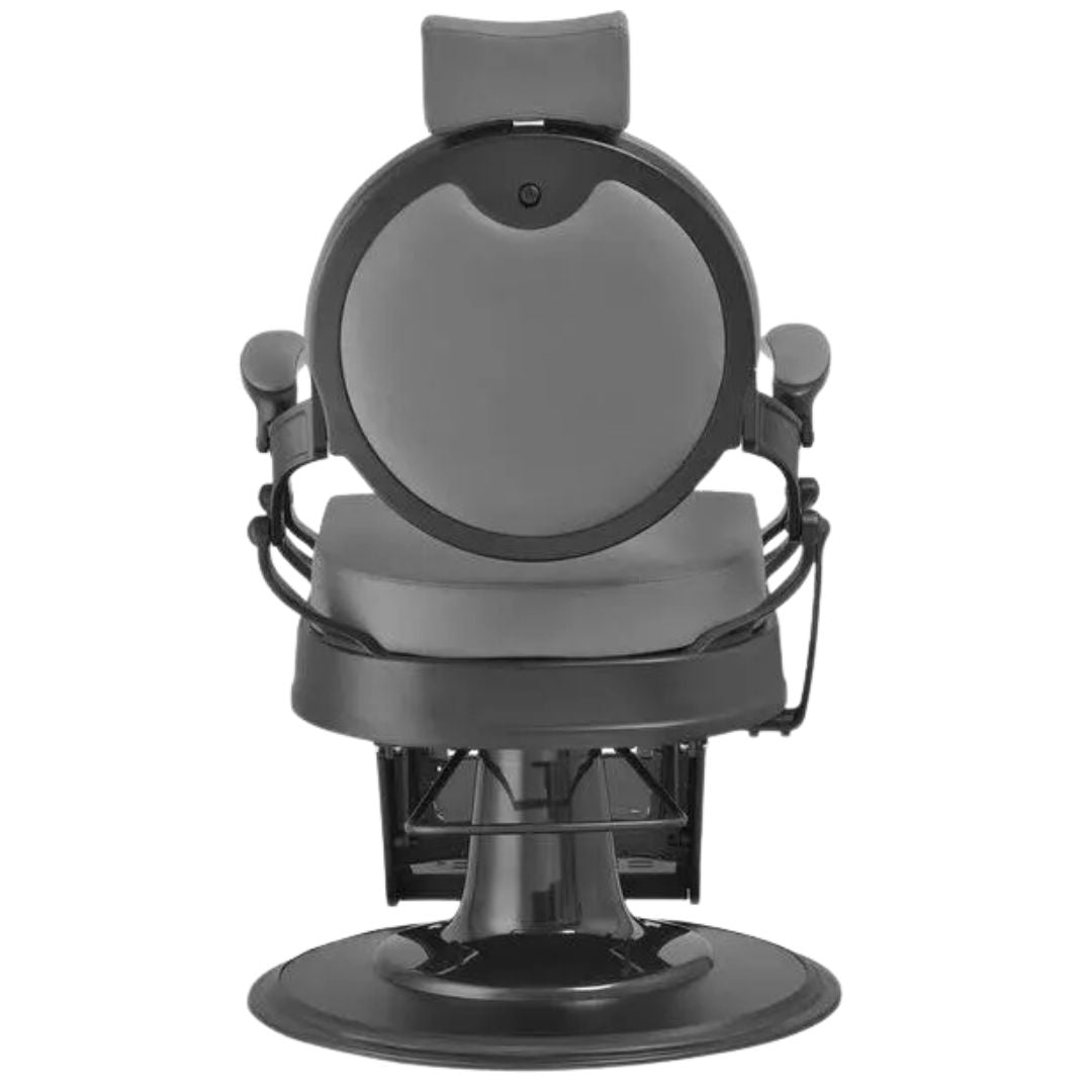 CADEIRA DE BARBEIRO BUZZ BLACK GREY