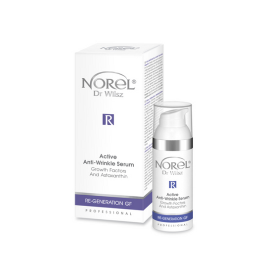 SORO ANTIRRUGAS ATIVO COM FATORES DE CRESCIMENTO E ASTAXANTINA 50ML - NOREL