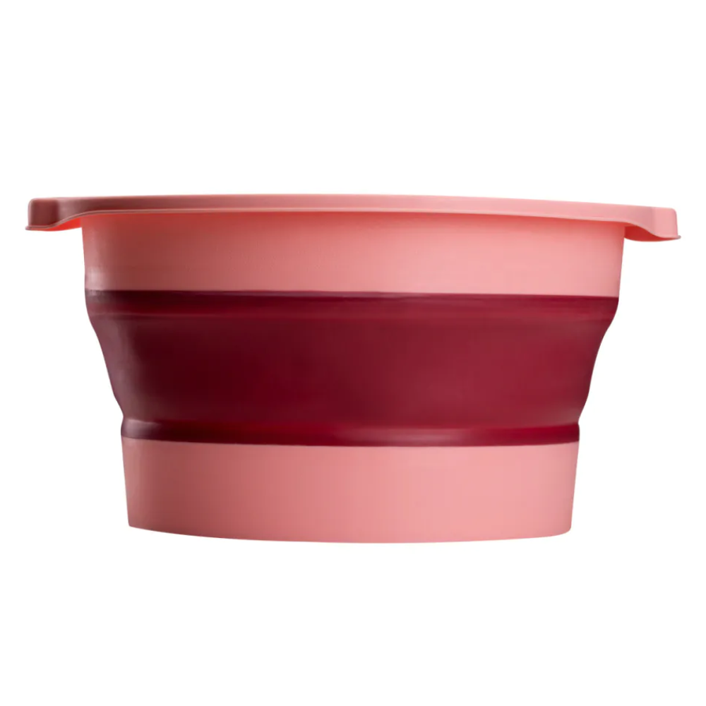 BACIA DOBRÁVEL ROSA PARA PEDICURE