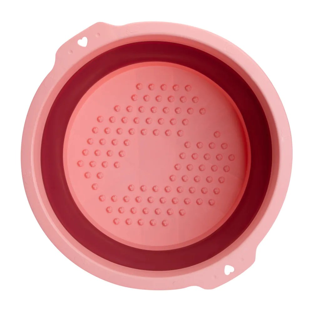 BACIA DOBRÁVEL ROSA PARA PEDICURE