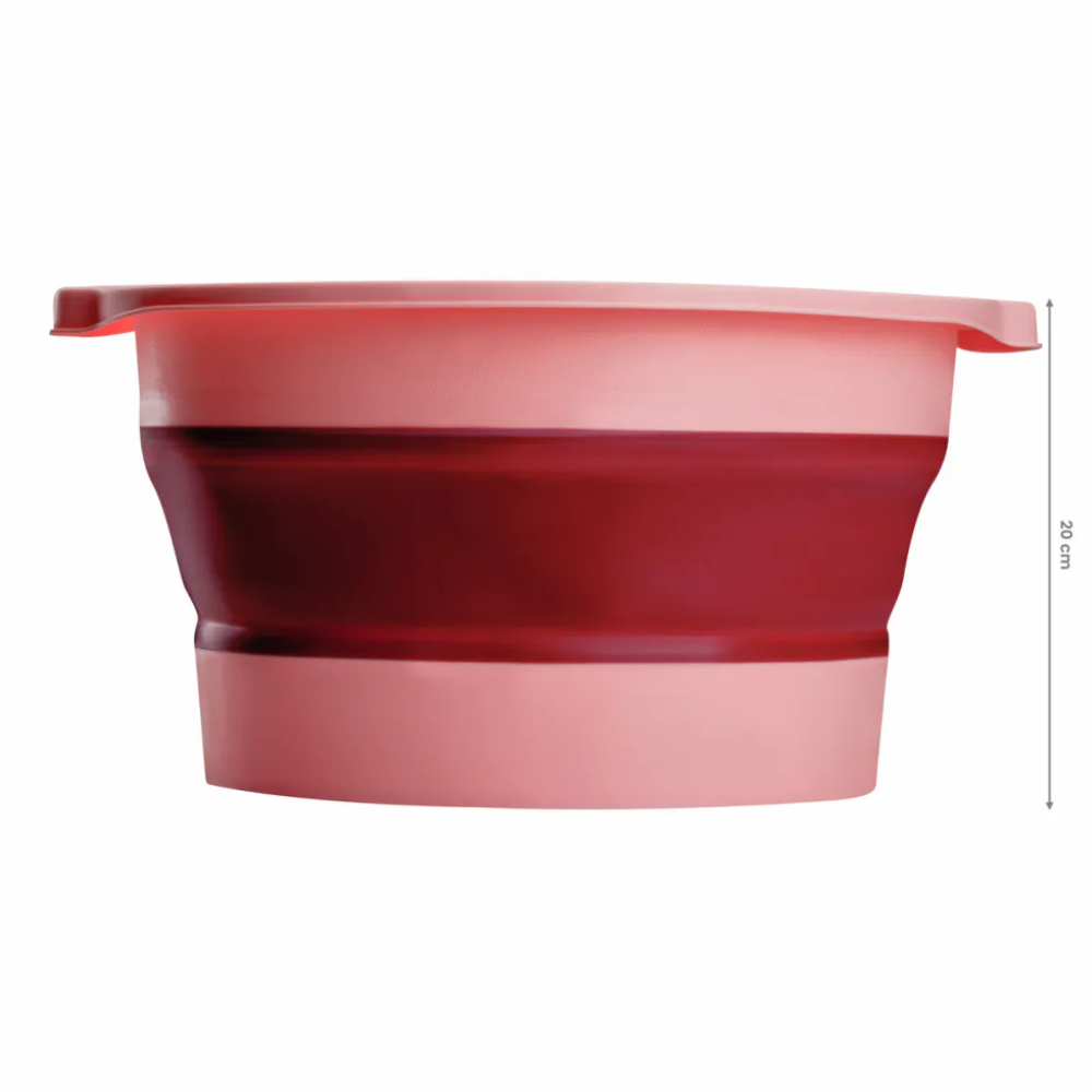 BACIA DOBRÁVEL ROSA PARA PEDICURE