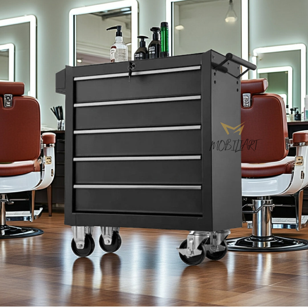 CARRINHO BANCADA METÁLICO BARBER TROLLEY CRUX