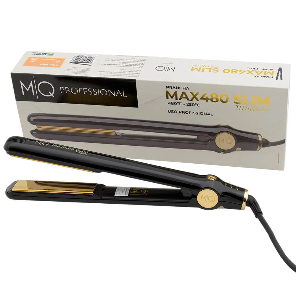 PRANCHA MAX480 SLIM TITANIUM 250ºC MQ PROFESSIONAL