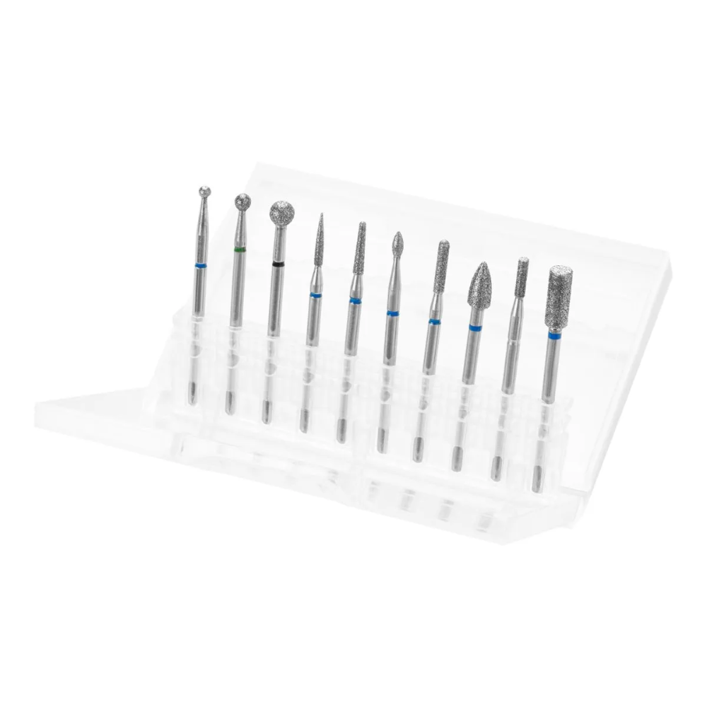 SET 10 CARBIDES DIAMANTADOS PARA MICROMOTORES